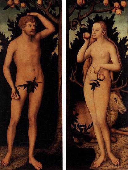 Lucas Cranach the Younger Adam and Eve China oil painting art